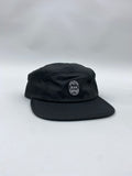 Black Five Panel Cap