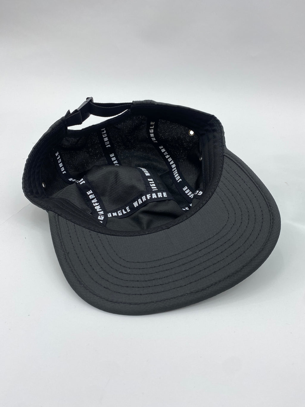 Black Five Panel Cap