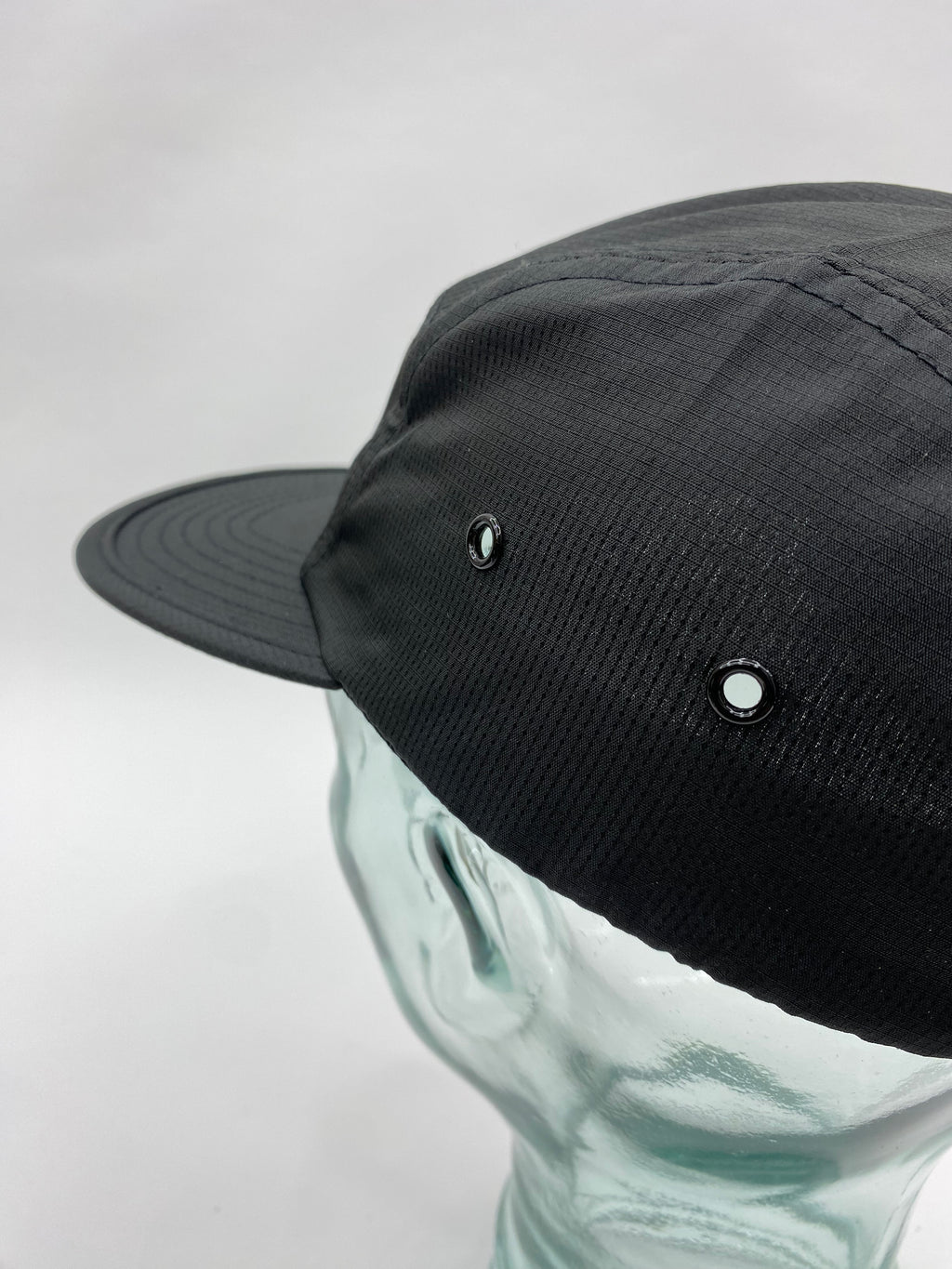 Black Five Panel Cap