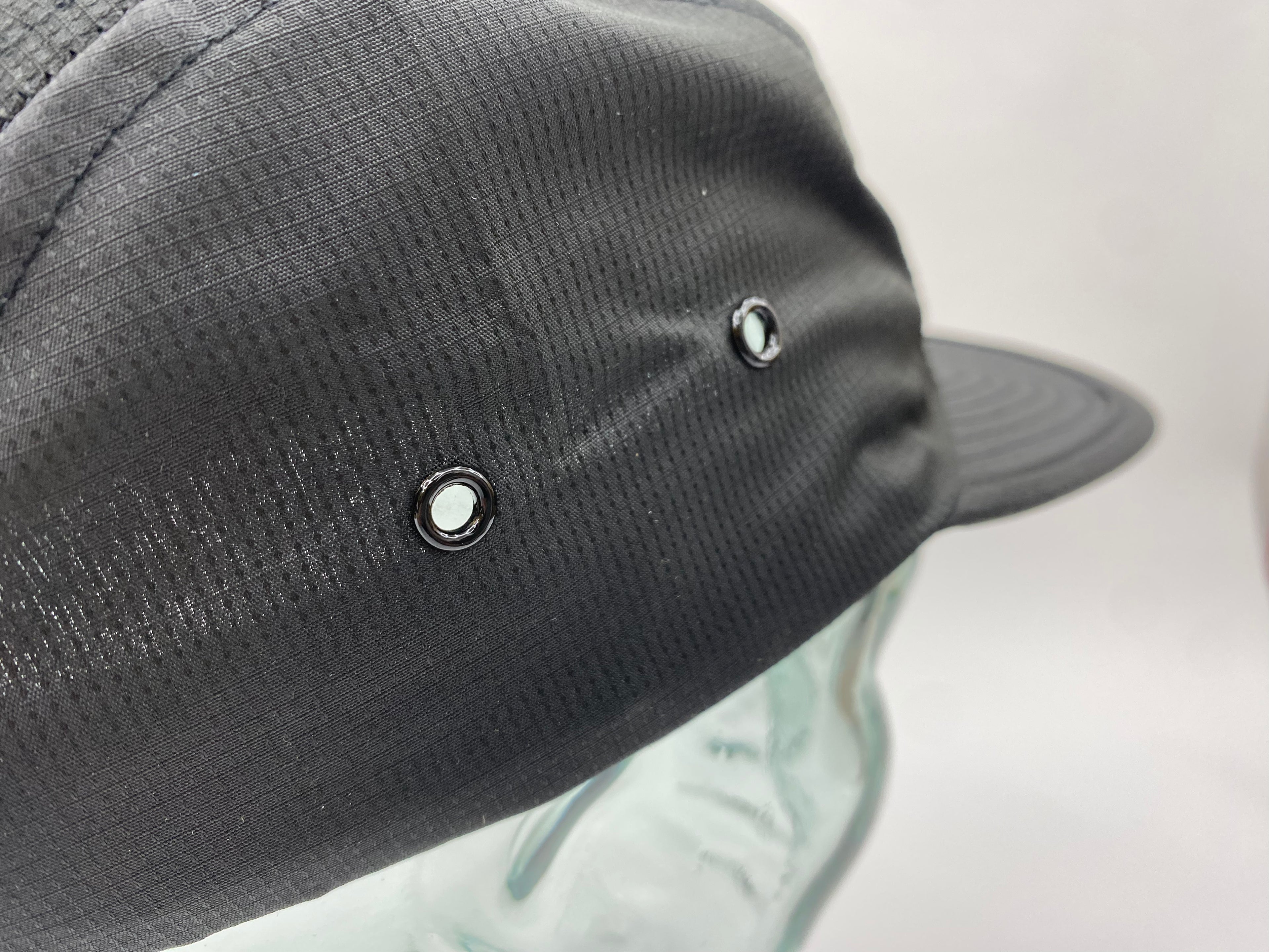 Black Five Panel Cap