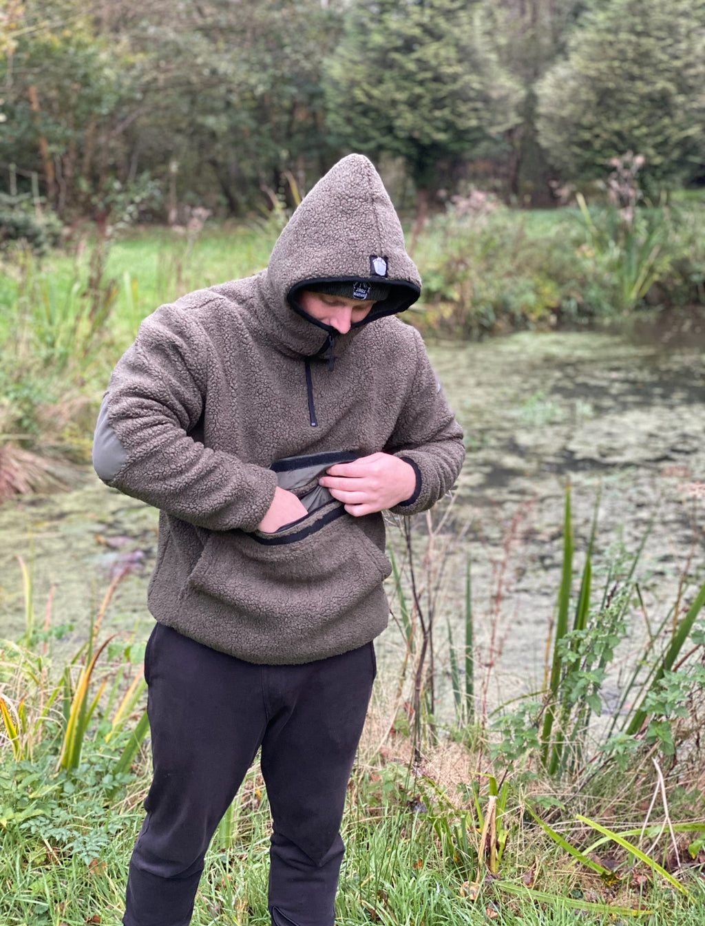 Khaki Sherpa Fleece
